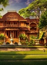 Fictional Mansion in Bogor, Jawa Barat, Indonesia.