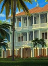 Fictional Mansion in Bridgetown, Saint Michael, Barbados.