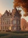 Fictional Mansion in Gent, Flanders, Belgium.
