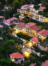 Fictional Mansion in Juiz de Fora, Minas Gerais, Brazil. Royalty Free Stock Photo