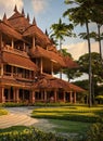 Fictional Mansion in Martapura, Kalimantan Selatan, Indonesia.