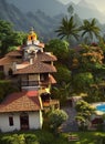 Fictional Mansion in San Pedro Carcha, Alta Verapaz, Guatemala.