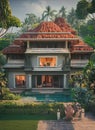 Fictional Mansion in Sukabumi, Jawa Barat, Indonesia.
