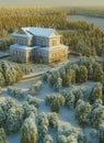 Fictional Mansion in Syktyvkar, Komi, Russia.