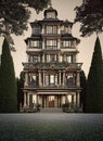 Fictional Mansion in Victoria, British Columbia, Canada.