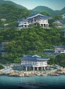 Fictional Mansion in Yeosu, Jeonnam, South Korea.