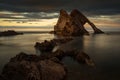 Fiddle Rock coast Royalty Free Stock Photo