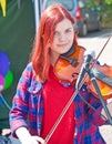 Fiddler at Highland Games
