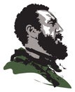 Fidel Castro portrait