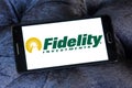 Fidelity Investments company logo Royalty Free Stock Photo