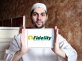 Fidelity Investments company logo Royalty Free Stock Photo