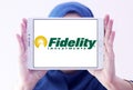 Fidelity Investments company logo Royalty Free Stock Photo