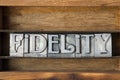 Fidelity word tray