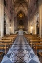 Fidenza, Parma, Italy: cathedral interior Royalty Free Stock Photo