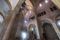 Fidenza, Parma, Italy: cathedral interior Royalty Free Stock Photo