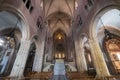 Fidenza, Parma, Italy: cathedral interior Royalty Free Stock Photo