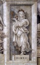 Fides, fresco in the Strozzi Chapel of the Santa Maria Novella church in Florence