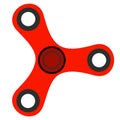 Fidget hand spinner isolated on white background. vector Illustration