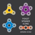 Fidget hand spinner Royalty Free Stock Photo