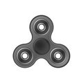 Fidget Hand Spinner on White Background. Vector