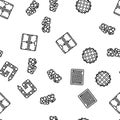 fidget toy fun antistress game seamless pattern vector Royalty Free Stock Photo