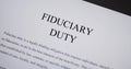 Fiduciary Duty Corporate Law Text