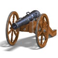 Field artillery cannon Royalty Free Stock Photo