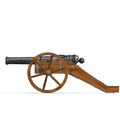 Field artillery cannon Royalty Free Stock Photo