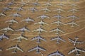 Field of B-52 Aircraft Royalty Free Stock Photo