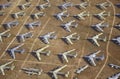 A Field of B-52 Aircraft, Davis Montham Air Force Base, Tucson, Arizona Royalty Free Stock Photo