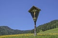 Field cross in South Tyrol Royalty Free Stock Photo