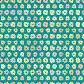 field of daisies. seamless pattern