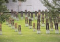 Field of Empty Chairs, Oklahoma City Memorial Royalty Free Stock Photo