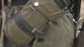 The field equipment worn by World War II German soldiers including a haversack