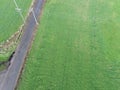 A field of grass grown for hay Royalty Free Stock Photo