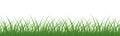 Field, green grass on white background - vector for stock