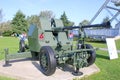 Field Gun by Pegasus bridge Royalty Free Stock Photo