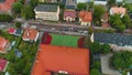 Field High School Elk Liceum Boisko Aerial View Poland