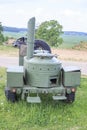 field kitchen. used in the army. standing outdoors Royalty Free Stock Photo