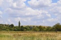 Field Landscape with a hill