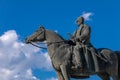 Field Marshal Vojvoda Zivojin Misic, monument in Mionica, town Serbia Royalty Free Stock Photo