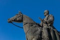 Field Marshal Vojvoda Zivojin Misic, monument in Mionica, town Serbia Royalty Free Stock Photo