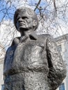 Field Marshall Viscount Bernard Montgomery Monty of Alamein memorial statue