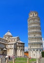 Field of Miracles - Leaning Tower of Pisa & Duomo Royalty Free Stock Photo