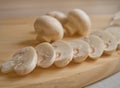 Field mushrooms, Royalty Free Stock Photo