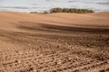 field prepared for seeding