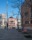 Field st. vio venice veneto italy europe Royalty Free Stock Photo