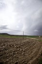 Field terrains land Royalty Free Stock Photo