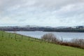 Field View of Blessington Lakes in the Winter