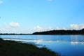 Field water and sky